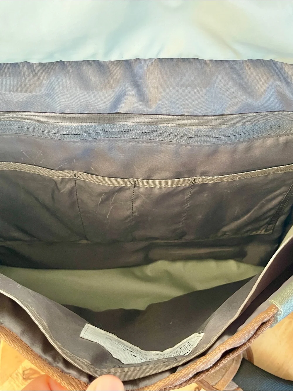 Timbuk2 Command TSA-Friendly Messenger 18L Bag Green Canvas Commuter Laptop